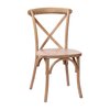 Flash Furniture Advantage Medium With White Grain X-Back Chair X-BACK-MEDWHT